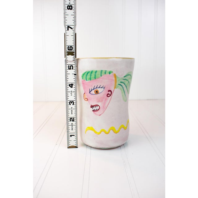 Listed Artist Amy Sabrina 1999 Postmodern Pottery Vessel For Sale - Image 14 of 17