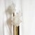 Art Deco Sculptural Acrylic and Brass Torchiere Floor Lamp With Calla Lily-Inspired Shades For Sale - Image 12 of 12