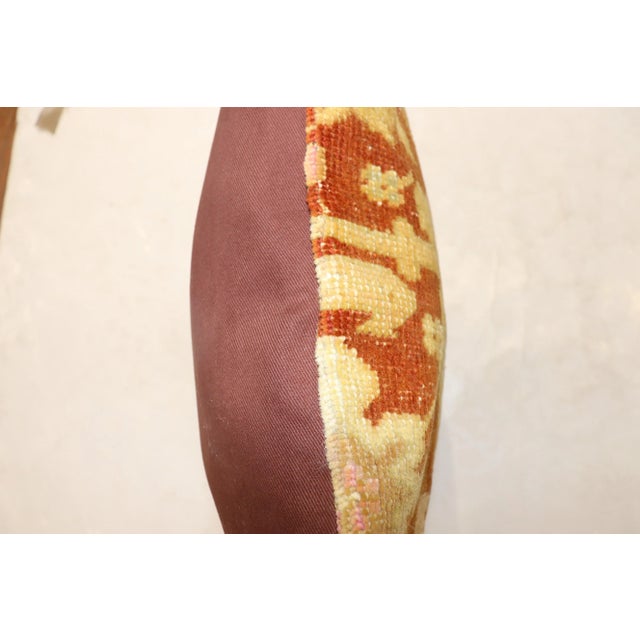Tribal Contemporary Pillow Made from Early 20th Century Indian Rug For Sale - Image 3 of 4