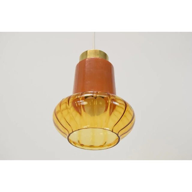 1960s Mid-Century Glass Pendant, 1960s For Sale - Image 5 of 13
