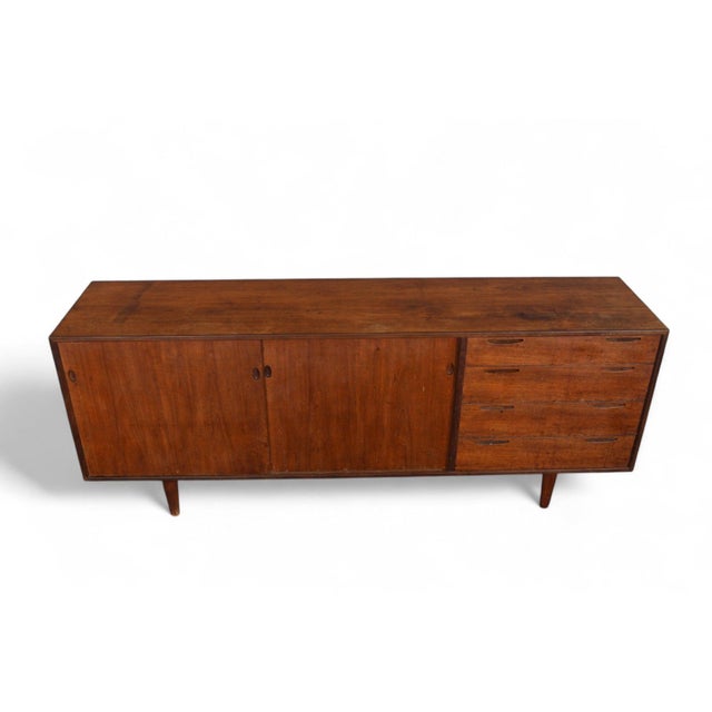 Ib Kofod Larsen Teak Mid Century Credenza for Brande For Sale In San Francisco - Image 6 of 12