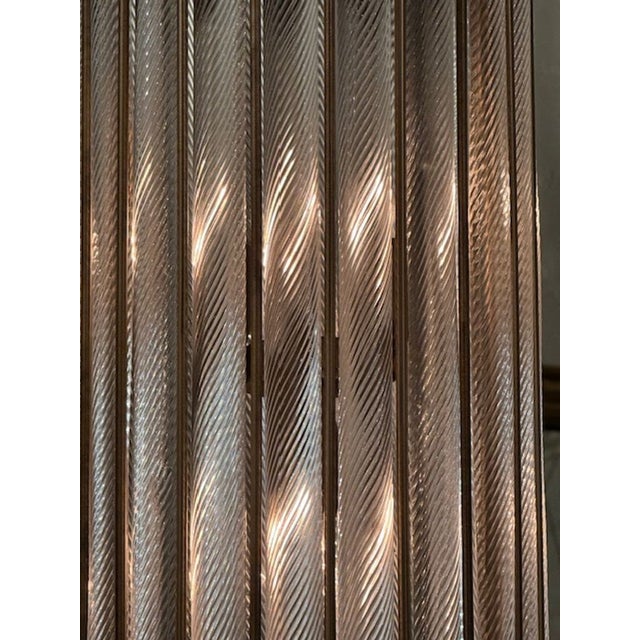 Murano Twist Glass Lanterns For Sale - Image 4 of 8