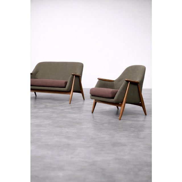 Mid-Century Modern Pallas Living Room Set by Svante Skogh for Asko, Finland, 1950s, Set of 2 For Sale - Image 10 of 18