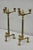 Antique French Renaissance Gothic Figural Brass 16" Candelabra W/ Lions - A Pair For Sale - Image 12 of 12