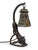 A stunning and substantial accent lamp featuring a heavy cast iron base in the form of a stretching cat. Unlike common...