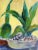 Mid 20th Century Aloe Vera Plant Still Life Painting For Sale - Image 4 of 4