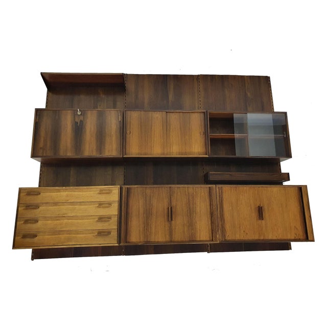 Wall Unit by K. Kristiansen for Feldballes Mobelfabrik, 1960s For Sale - Image 6 of 18