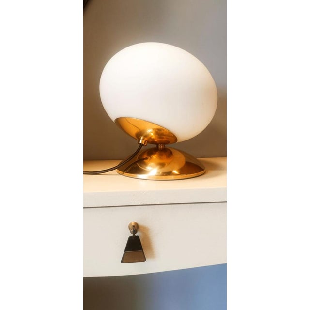 Brass Light with Oval Glass For Sale - Image 12 of 18