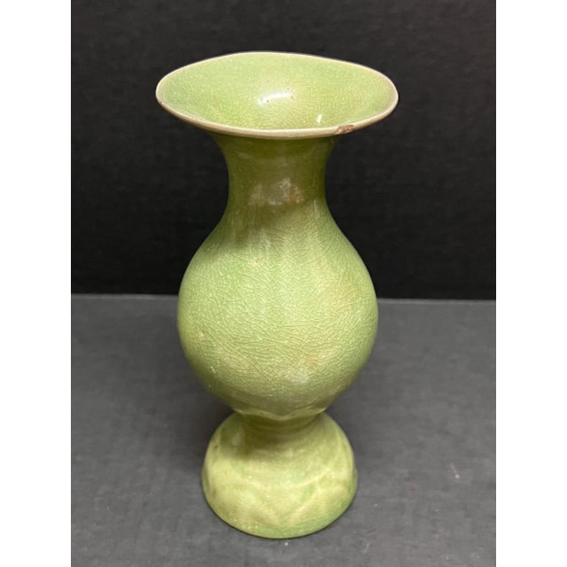 Chinese Art Celadon Porcelain Vase For Sale In New York - Image 6 of 8