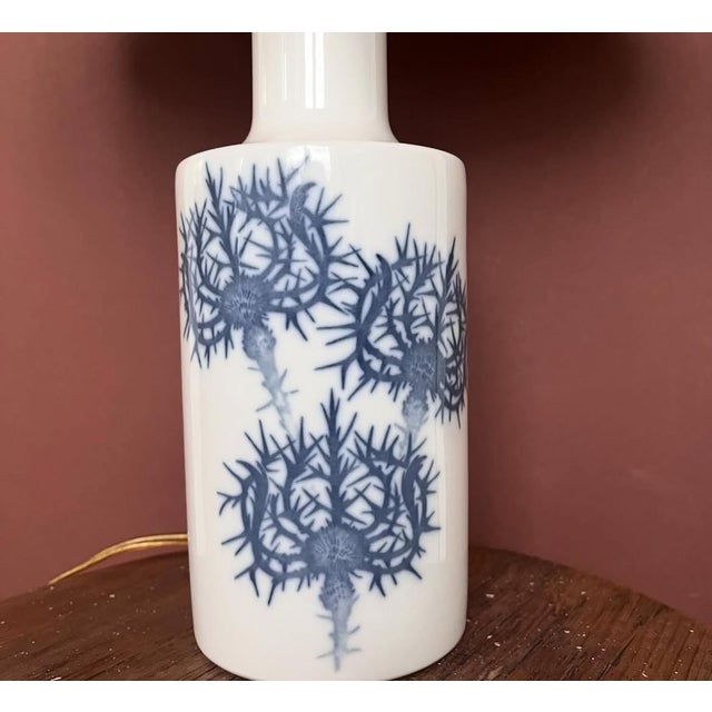 Royal Copenhagen Vintage Porcelain Table Lamp by Kai lange for Fog & Mørup, 1960s For Sale - Image 4 of 6