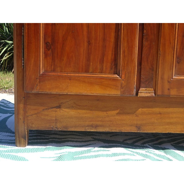 Louis Philippe Wardrobe in Light Walnut For Sale - Image 12 of 18