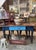 19th Century C 1860 Paintef Pine Kitchen Table For Sale - Image 5 of 6