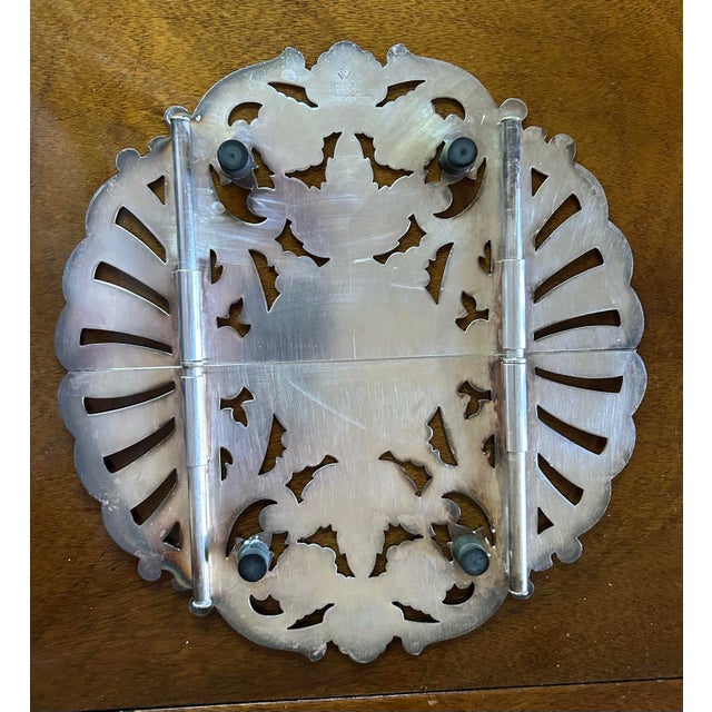English Vintage Wallace Plate Adjustable Hot Plate Trivet For Sale - Image 3 of 4