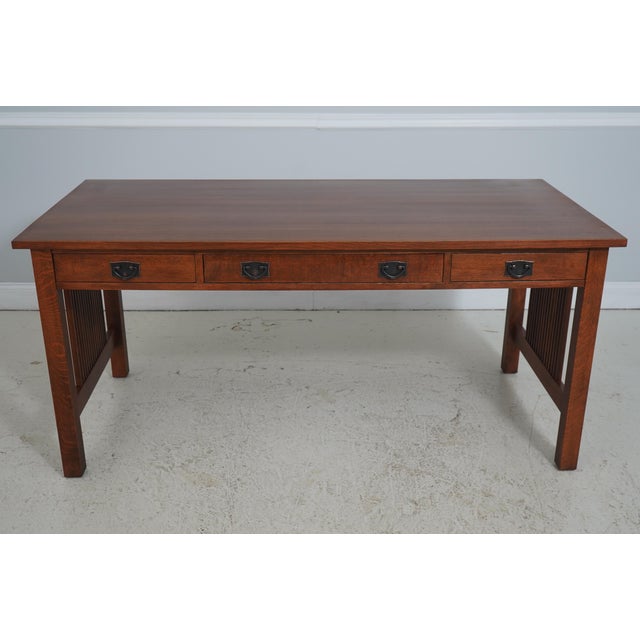 Age: C.2008 Details: Finish no.32 Dovetailed Drawer Construction High Quality Construction Fold Down Keyboard Center...