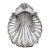Large Antique Egw&s Silverplate Clam Shell Dish by International Silver Co. For Sale
