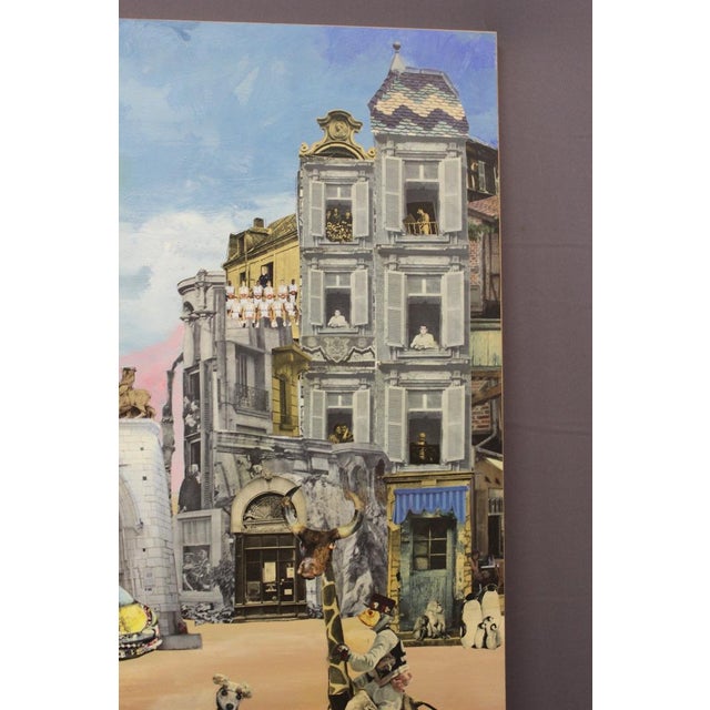 Jacques Deal, Surrealist Vision, 1980s, Oil on Panel For Sale - Image 8 of 11