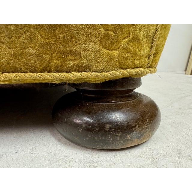 Vintage Danish Curved Banana Sofa, 1930s For Sale - Image 3 of 13