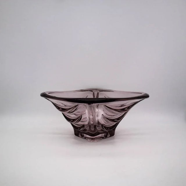 This wonderful glass bowl was made by the Hermanova Glassworks, which is part of the Sklo Union, between 1958 and 1959. It...