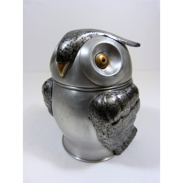 Italian Owl Ice Bucket, 1960s For Sale - Image 6 of 12