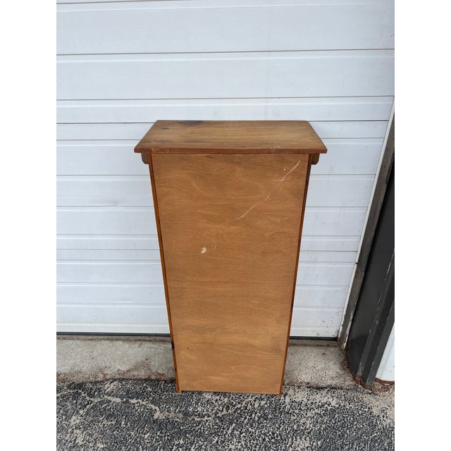 Vintage Farmhouse Style Freestanding Pine Cabinet With Shelves For Sale In Portland, ME - Image 6 of 13