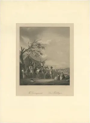 Heawood, Field Camp, 1860, Paper