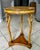1960s Italian Empire Style Burl Wood Swan Motif Side Table Gueridon For Sale - Image 5 of 18