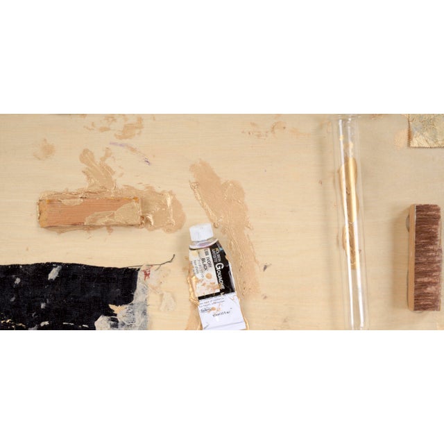 "His Name Was Writ in Acrylic Paint" - Abstract Assemblage by Michael Pauker For Sale - Image 4 of 8