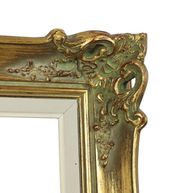 Baroque Style Gilt Wood and Plaster Frame For Sale - Image 4 of 17