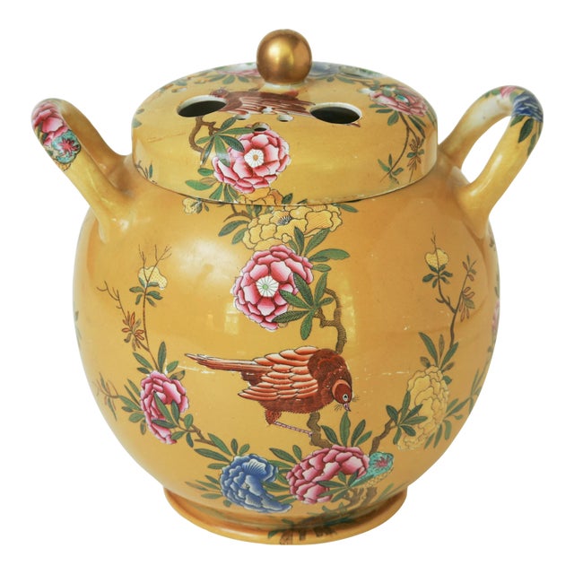 Early Josiah Spode "Tumbledown Dick" Scent Jar, c.1820, England For Sale