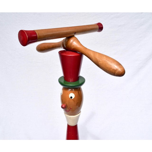 Italian Folk Art Valet Stands Pinocchio & Jiminy Cricket, 1940s For Sale In Philadelphia - Image 6 of 13