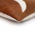 Contemporary Luxury Longhorn Cowhide Leather Throw Pillow 16x24 | Handmade Western Designer Lumbar Cushion | Brown & Ivory For Sale - Image 3 of 8