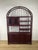 Wood Vintage Italian Burgundy Bamboo Wicker Bar Cabinet and Stools, 1970s, Set of 5 For Sale - Image 7 of 9