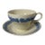 Wedgewood Embossed Queens Ware Tea Cup and Saucer Set of Six For Sale