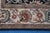 Karastan Ashara 100% Wool Agra Black Acanthus Palmette 549 Area Rug Carpet 6 X 9 For Sale - Image 6 of 14
