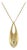 Roberto Coin, "Golden Gate" Yellow Gold and Diamond Pendant/ Necklace, 18k For Sale