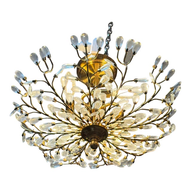 Vienna Full Spectrum Brielle Semi Flush-Mount For Sale
