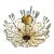 Vienna Full Spectrum Brielle Semi Flush-Mount For Sale