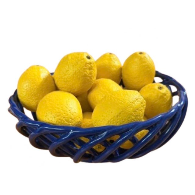 1970s 14 Vintage Italian Large Stone Shapes Lemons For Sale - Image 5 of 7