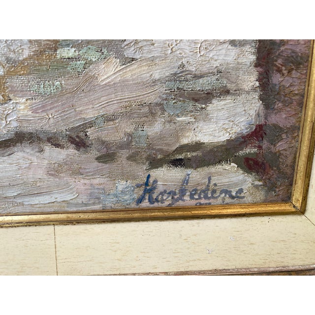 Late 19th Century Antique Oil Painting of Stone Bridge in Bruges, Alfred Hazledine, Dated 1897 For Sale - Image 5 of 8