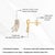 Celestial Marquise Pave Diamond Triple-Row Wing Stud Earrings in 14k Gold- 2 Pieces For Sale - Image 11 of 14