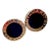 Bvlgari Bulgari 18k Yellow Gold Black Onyx Cufflinks, Pair For Sale