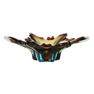 Sommerso Murano Glass Bowl from Cristallo Venezia CCC, 1960s For Sale