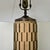Wood Vintage Lamp Made From Wallpaper Ink Roller For Sale - Image 7 of 10