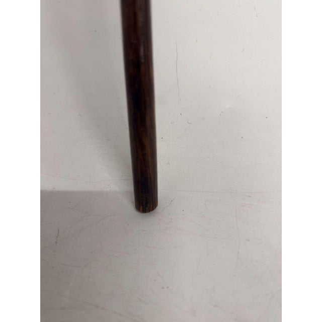 Wood Antique Bone & Sterling Silver Handle, Cane For Sale - Image 7 of 9