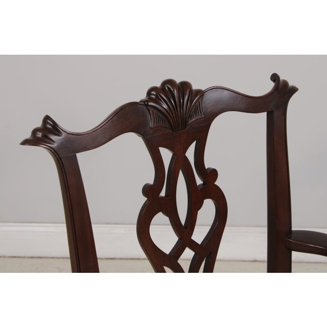 Set of 10 Henkel Harris Clawfoot Mahogany Dining Chairs For Sale In Philadelphia - Image 6 of 18
