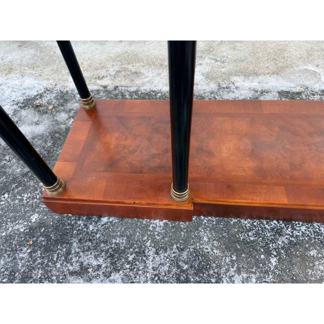 Wood Late 20th Century Biedermeier Style Console Table by Century Furniture For Sale - Image 7 of 18
