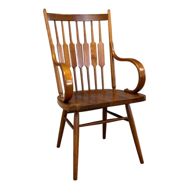 1960s Kipp Stewart Centennial Walnut Dining Chair For Sale