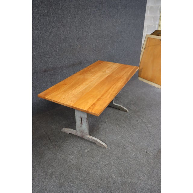 Shaker Style Cherry Table For Sale - Image 9 of 10