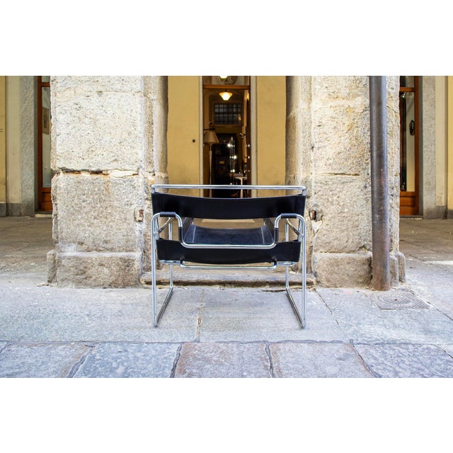 Gavina B3 Wassily Armchair by Marcel Breuer for Simon Gavina, 1960 For Sale - Image 4 of 7