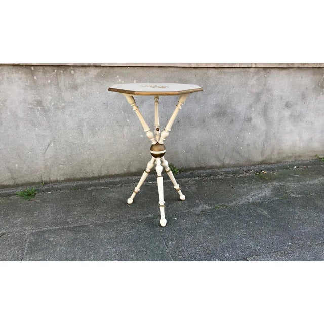 Italian Tristand Side Table, 1950s For Sale - Image 4 of 8
